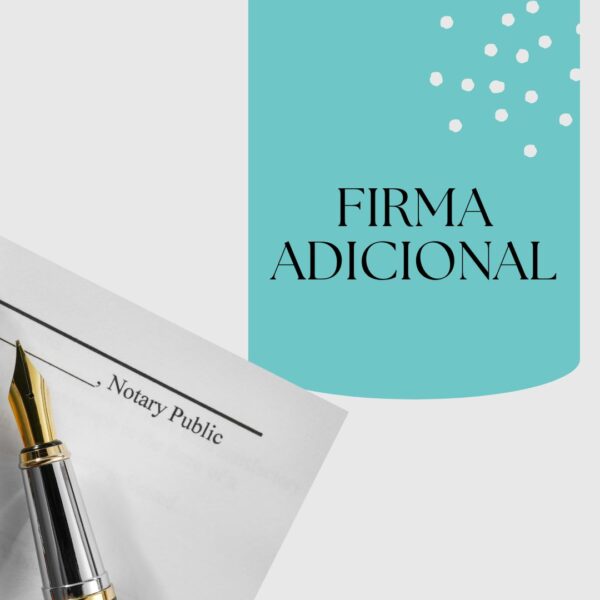 Firma Adicional