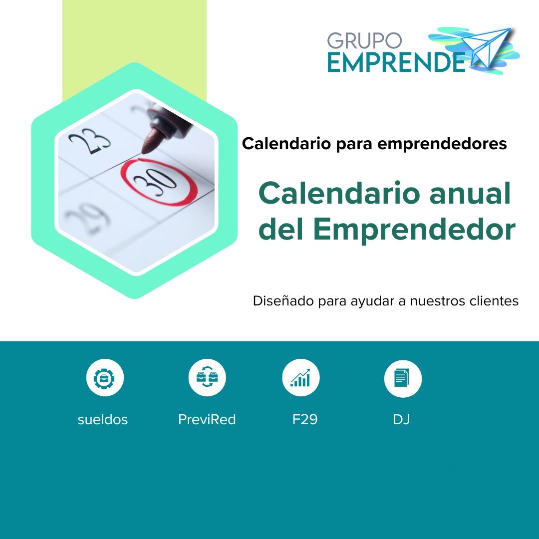 Calendario anual del Emprendedor